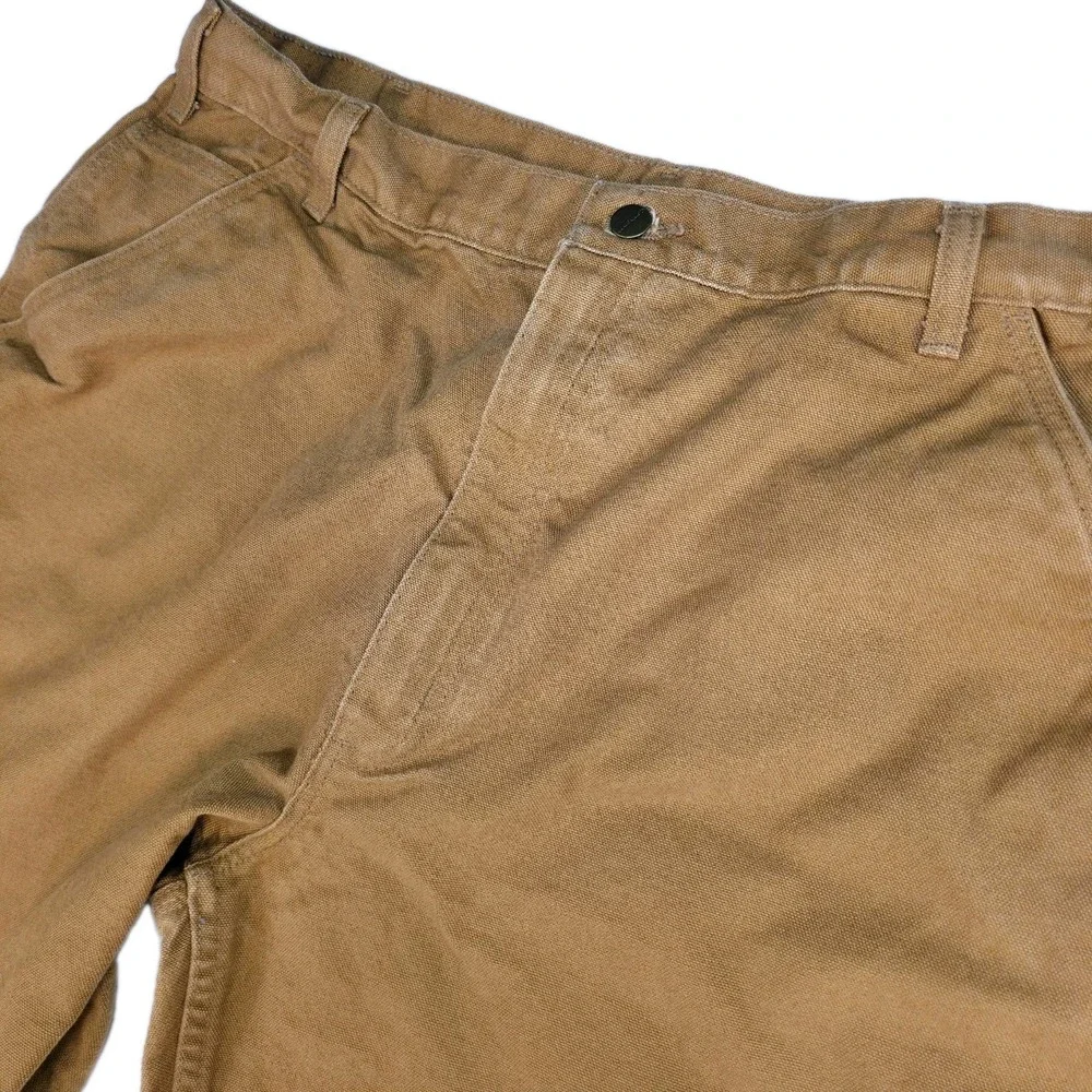 Carhartt B11-BRN Loose Fit Washed Duck Utility Work Pants Brown Mens 40x32